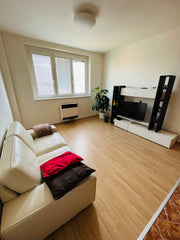 Malý byt s jednou ložnicí, obývacím pokojem s vybavenou kuchyní (lednice, mikrov  Malý samostatný byt u metra na Praze 4 Entire condo vacation rental 622942943459037262