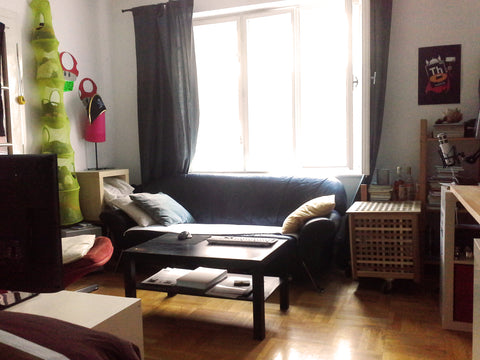 This is my room in our student flatshare in Vienna.<br />I am travelling as a sk Vienna, Austria room in student flatshare, central. welcome :)! Private room in condo vacation rental 11654036