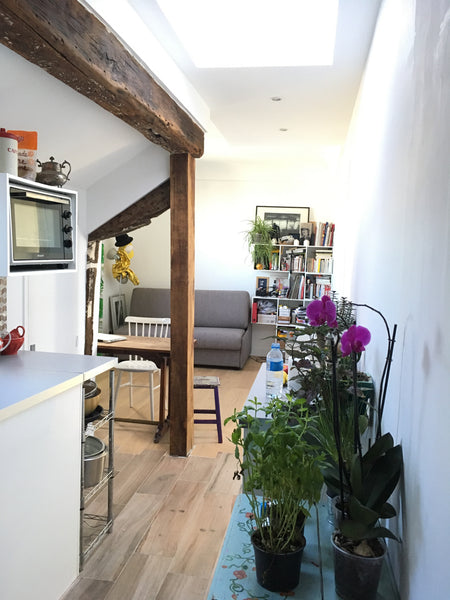 Warm little flat in the center of Paris within 2 min of Strasbourg-Saint-Denis s Paris, France Nice view on Paris rooftop bright & quiet flat Entire rental unit vacation rental 19267338