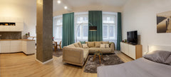 Large, luxurious sunny studio apartment, perfect for 2 people on a romantic geta Prague, Czechia Wenceslas square- large studio. Entire rental unit vacation rental 31035157