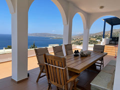 Comfortable big house with awesome sea view to aegean sea.Just 2min with car fro Andros, Greece Villa Hena at Batsi with awesome sea view Entire villa vacation rental 25082969