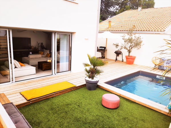 Belle maison contemporaine composée de 3 chambres dont 1 suite parentale avec sa  Belle Maison 3 ch, piscine, 2 SDB Entire villa vacation rental 51030218