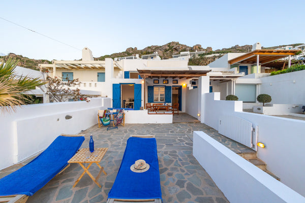 A cozy maisonette, conveniently located only 150 meters from the beautiful sandy Naxos, Greece Sea View House - only 3 min from the beach Cycladic home vacation rental 54269725