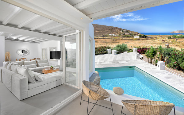 The Luxury Mansion features 18 bedrooms & 19 bathrooms!<br /><br />The LUXURY MA Glyfada, Greece The LUXURY MANSION in Mykonos Entire villa vacation rental 18339918