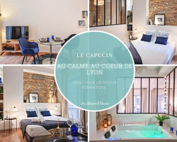 Magnifique appartement plein de charme et au calme tout en étant au cœur de Lyon Annecy, France Majord'Home - Le Capucin - Balnéo - Lyon Centre Entire rental unit vacation rental 51238477
