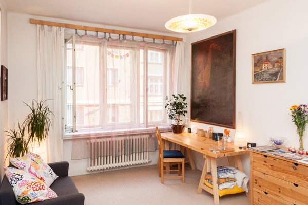 Charming apartment decorated with original oil paintings with Prague as main the Prague, Czechia Artist Delight Flat Old Town Entire rental unit vacation rental 3245650