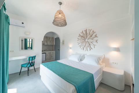 Beautiful studio for two persons with view to the Aegean Sea and just a 5-minute Kamari, Greece Beautiful Studio close to the Beach with Pool Entire rental unit vacation rental 24464624