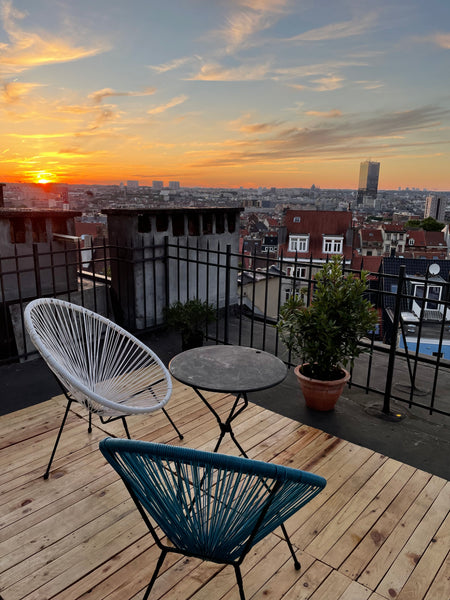 This 2 room apartment with 1,5 bathrooms and 2 large terraces is a spacious plac Brussels, Belgium Maisonette / Penthouse with a magnificent view Entire rental unit vacation rental 668042213506793860