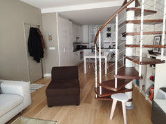 Modern appartment renovated by an architect, in a quiet street at 5 minutes  wal Paris, France 53m² Duplex in Montmartre Entire rental unit vacation rental 3145372