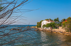 Stay toe-dipping distance from the ocean in this bright seaside home, tucked int Chania, Greece House on the bay Entire home vacation rental 18234884