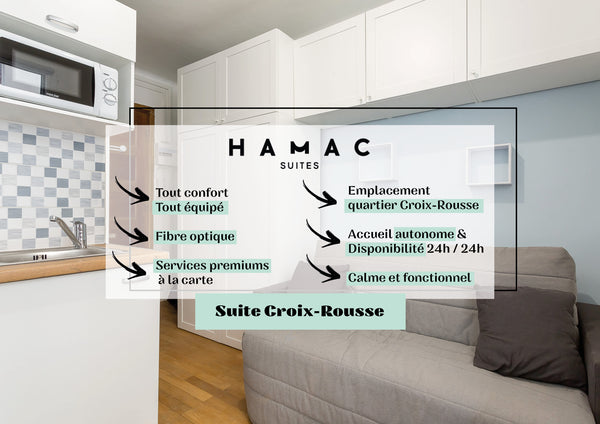 In the dynamic district of Croix-Rousse, come and take advantage of a fully equi Lyon, France Studio Croix Rousse tout équipé Entire rental unit vacation rental 48748868