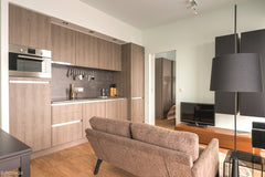 This newly build design serviced apartment is ideal for longer term rentals for   Compact new design apartment with 2 showerrooms Entire rental unit vacation rental 19139826