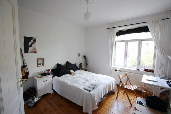 Cosy bedroom with a double bed, desk and closet. This private room is in a charm Copenhagen, Denmark Clean and cosy room in charming Frederiksberg Private room in rental unit vacation rental 15135607