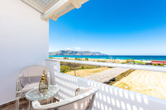 Overlooking the enchanting Mediterranean Sea, Pinelopi Beach Suites in Kavros is Rethimnon, Greece Pinelopi - Junior Suite with Sea View Ground Level Room in boutique hotel vacation rental 45696750