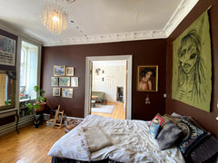 This authentic apartment in central Noerrebro has three spacious rooms with doub  bohemian apartment with the best green view in Cph Entire condo vacation rental 662818406160626801