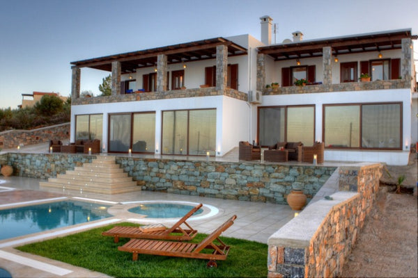Standing on 300 square  meters and landscaped near Agia Pelagia, the seven-bedro Rethimnon, Greece ANEMOS VILLA  I Entire villa vacation rental 10673525