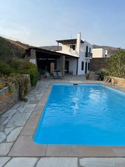 Beautiful 3-bedroom , in the stunning island of Andros. Equipped with 3 bathroom  Andros  Holiday Villa Entire home vacation rental 32763221