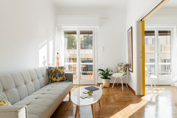 Marble countertops and parquet floors lend a contemporary luxe finish to this su Athens, Attica, Greece Colorful Apartment Close to the Acropolis Entire rental unit vacation rental 26853827