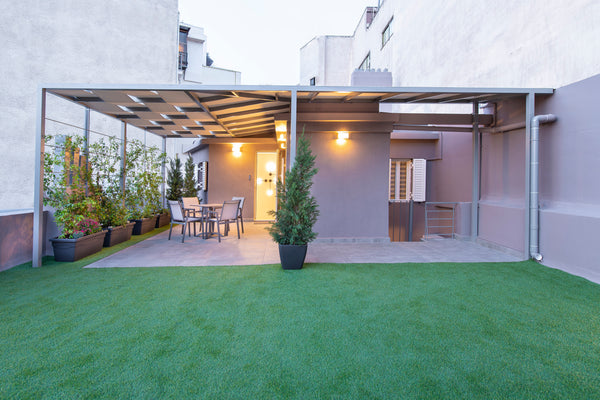 Comfortable and modernly furnished, this studio has a double bed (160x195) and i GR Acropolis Stay | Studio with Private Terrace Room in aparthotel vacation rental 614192327953748001