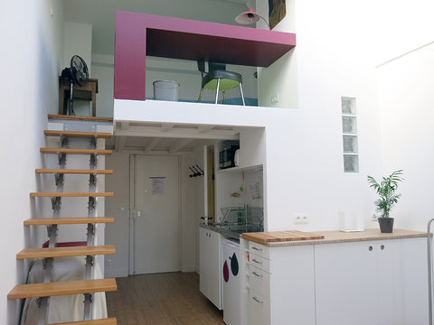 At Bastille neighborhood, a typical Parisian loft for 3 people<br /><br /><b>The Strasbourg, France Mini Loft Parisien Roquette CityCosy Entire rental unit vacation rental 15051452