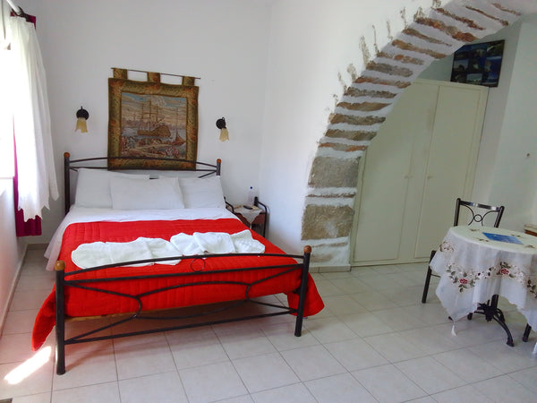 The ground floor apartment is situated in Chora of Amorgos island. It is built w  Politimi Studios - Double room, ground floor Room in hotel vacation rental 51209008