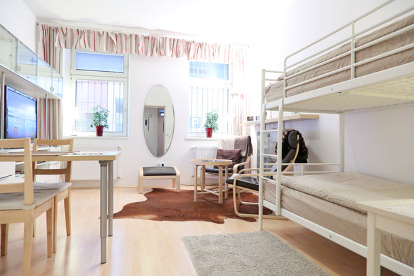 Studio apartment for 4 persons:<br />- Bunk bed for 2 pers.<br />- Sofa bed for  Vienna, Austria Near Palace Schönbrunn, Apt. 5 Entire rental unit vacation rental 114505