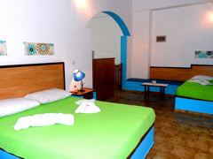 Just 30 metres from Alinda Beach in Leros, the family-run ApartHotel Papafotis o Alinda, Greece Studio (3 or 4 persons) in Apartments Papafotis Entire serviced apartment vacation rental 25199267