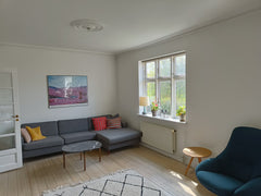 Nice villa-apartment with private garden in attractive, family-friendly and gree Copenhagen, Denmark Large duplex with private garden facing park Entire rental unit vacation rental 14570389
