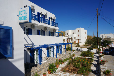 A familiar hotel, 50 meters from Apollon village, 1 hour far from Naxos Town. Fr  Adonis Hotel - Double Room Garden View Private room in bed and breakfast vacation rental 11312595