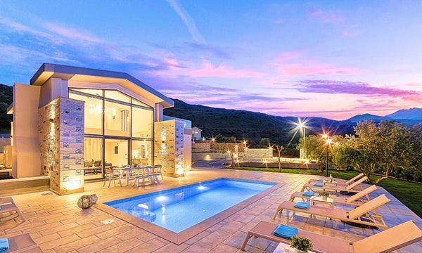 Nuzzled in an olive grove, above the sandy beach of Georgioupolis in Crete, Moon London, United Kingdom Moonlight Villa Heated Pool Entire villa vacation rental 50354431