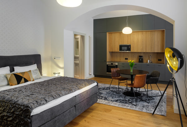 Come and enjoy your stay in this spacious studio with modern interior design. De  Deluxe Studio MN6 Luxury Suites Entire serviced apartment vacation rental 48949161