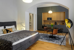 Come and enjoy your stay in this spacious studio with modern interior design. De  Deluxe Studio MN6 Luxury Suites Entire serviced apartment vacation rental 48949161