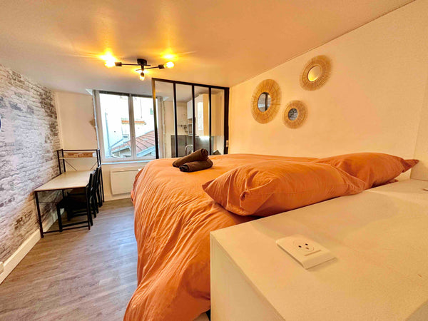 Studio situé en plein coeur des pentes de la croix rousse ! quartier historique   Studio calme et cosy Entire rental unit vacation rental 757702434245246484