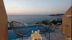 Superior Studio sea view  with Private Pool, have a panoramic view of the Cretan Rethimnon, Greece Studio With Private Pool Private room in bed and breakfast vacation rental 3804185