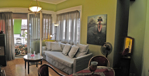 This luxurious, newly renovated, fully furnished roof top apartment is ideally s Athens, Greece Classy roof top apt in Athens heart Entire rental unit vacation rental 13831960