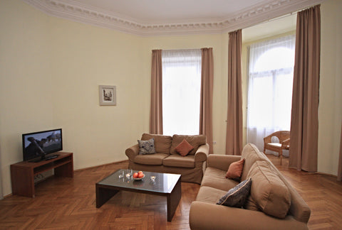 Apartment with great views on Dancing House and Vltava River. Surrounded by many Prague, Czechia Grande apartment 43 with River View Entire rental unit vacation rental 85790