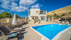 3 Bedrooms, Magnificent Sea View, Private Pool, Outdoor Area With Barbeque.<br / Chania, Greece Eva Villa in Chania Crete Entire villa vacation rental 11914251