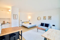 Magnificent super comfortable studio, very spacious and bright, completely refur Brussels, Belgium Splendid & brand new - Louise and Stephanie area Entire rental unit vacation rental 46865393