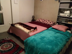 If you want to stay in a comfortable private room in the Paris, I would suggest  Paris, France Beautiful cosy bedroom in Paris Private room in condo vacation rental 28630898