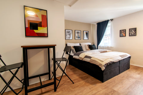 A charming and stylish studio, fantastic for people looking to explore the city   Cozy studio apartment in New Town with Disney+ Entire condo vacation rental 657452848756631661