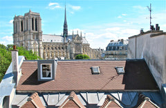 Welcome to our penthouse duplex with AC, with a breathtaking view of Notre Dame  Paris, France A DUPLEX ON NOTRE DAME : SEVERINE Entire loft vacation rental 15650425