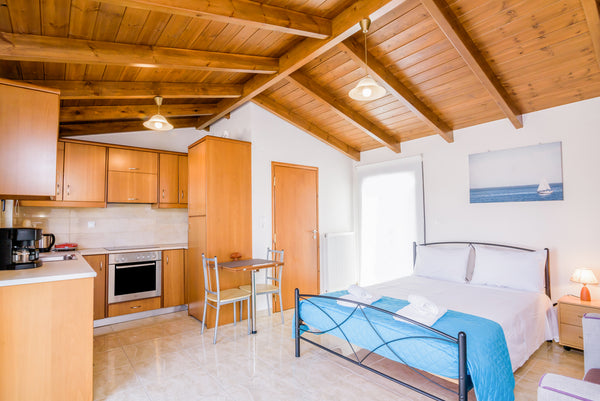Small and cozy studio , located on the top floor of a residence. With 70sqm terr  Michalis Studios Entire rental unit vacation rental 22743021