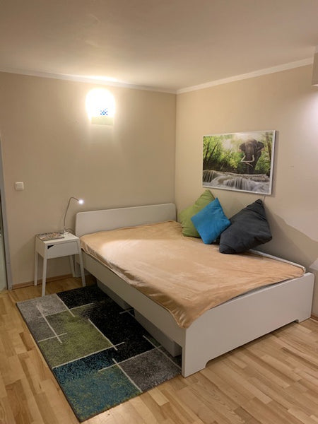 großes, gemütliches, modernes Basementzimmer mit einem eigenem Bad/WC. 18 min vo Vienna, Austria Perfekte Lage für Wien-Entdecken und Entspannen Private room in home vacation rental 33657066