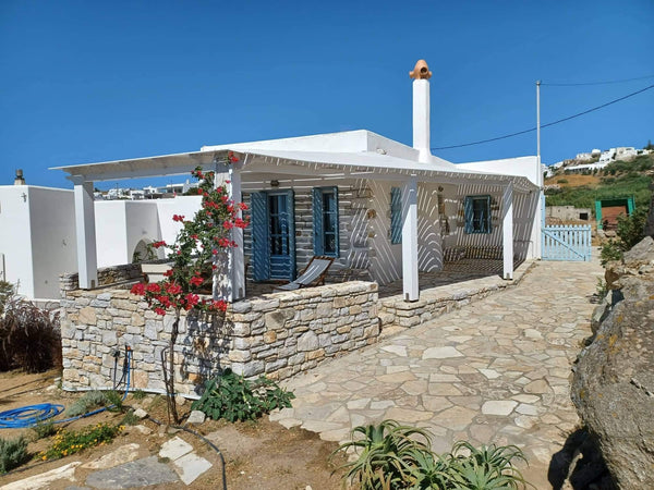 The Blue Note Home is a traditional, cycladic, stone built house at Glinado vill Ilion, Greece Blue Note Home Cycladic home vacation rental 33070722