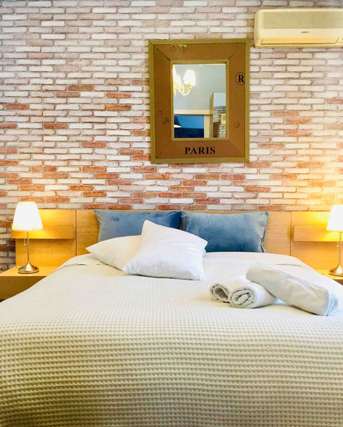 Recently built, clean, second floor, one bedroom, perfect for 4 persons. It is l Athens, Greece KONNET APP Olympian Zeus houses 2 Entire rental unit vacation rental 10890756