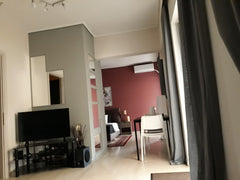 private room/sitting room (2in1)  with balcony in a big apartment,  couple or fr Athens, Greece AthensHom Private room in rental unit vacation rental 24934395