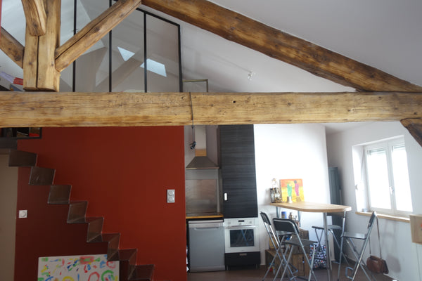 Appartement neuf avec le charme de l'ancien. A proximité de la presqu'ile. J'ai  Lyon, France Bel appart 45 m2 + mezzanine 5m2 Entire rental unit vacation rental 12429148