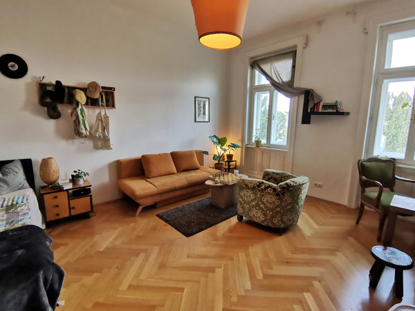 The room is in a bright and beautiful shared old apartment with high ceilings. < Vienna, Austria modern and young student flat for summer in Vienna Private room in rental unit vacation rental 20867348