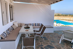 Just opened for bookings in July 2021, this 2019 built Villa stretches in an are Paros, Greece Beautiful eastern Paros home with pool access Cycladic home vacation rental 44098729