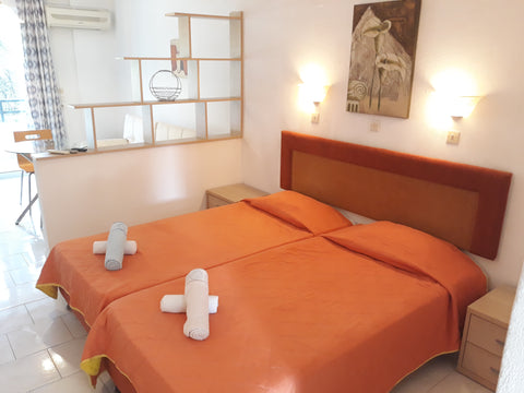 A quiet studio 100m away from the beach. The studio is located 10 minutes from a Greece Rosetta Studio 9. One minute walk from the beach Entire condo vacation rental 24866709